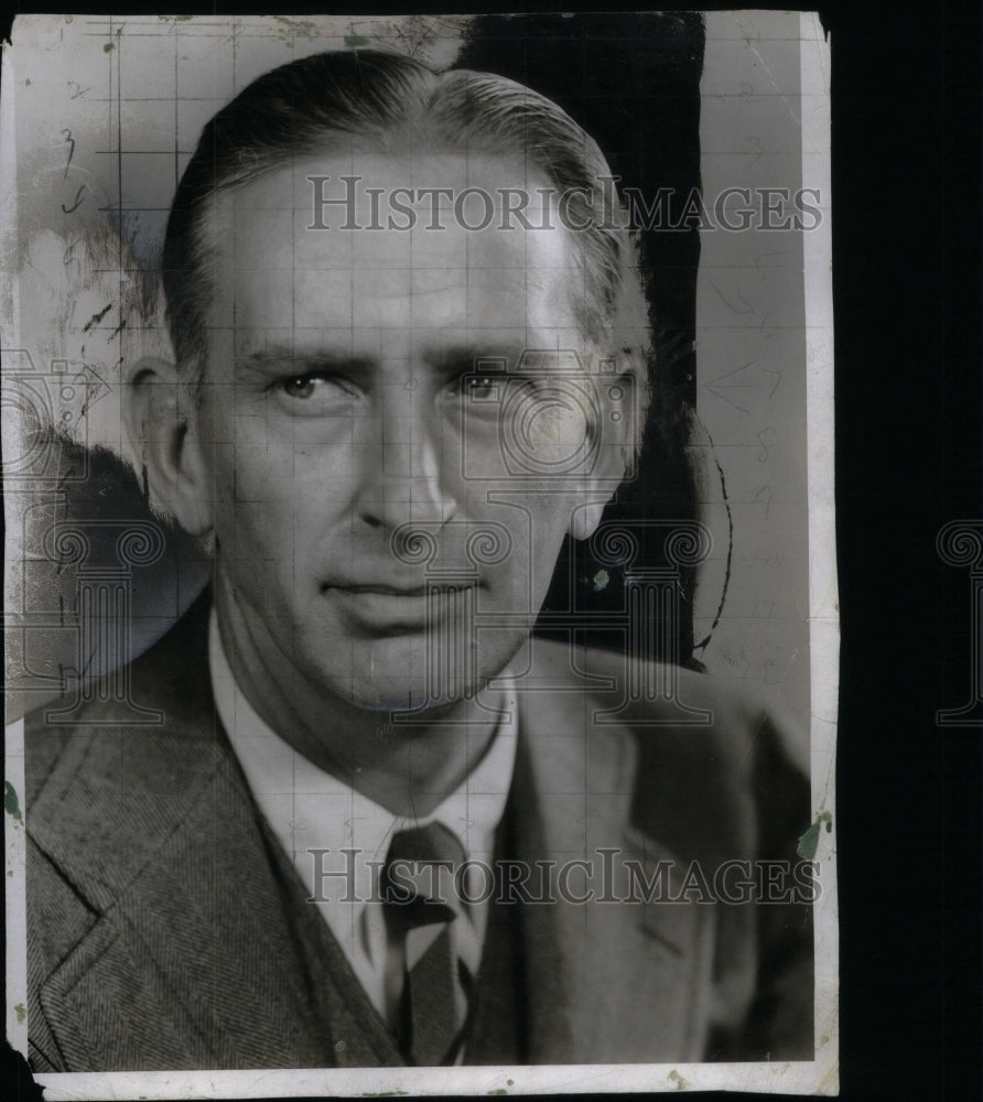 1941 Press Photo Edward Jeffries Mayor Politician Judge - RRU53289 - Historic Images