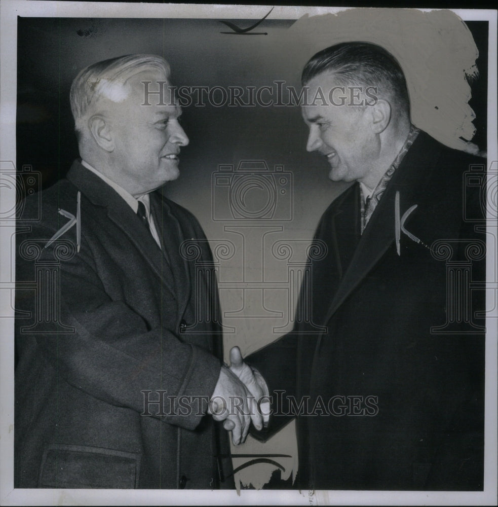 1960 Press Photo Gen Piotr Jaroszewicz Polish Communist - Historic Images