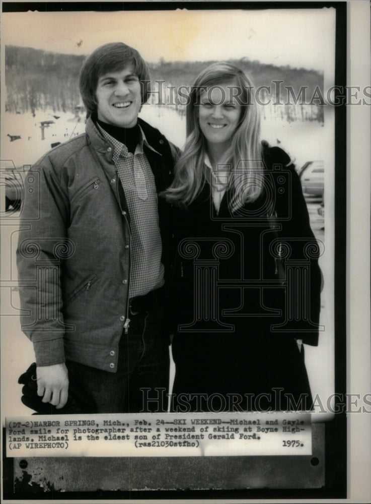 1974 Press Photo Ski weekend Michael Gayle Boyne High - RRU53729 - Historic Images