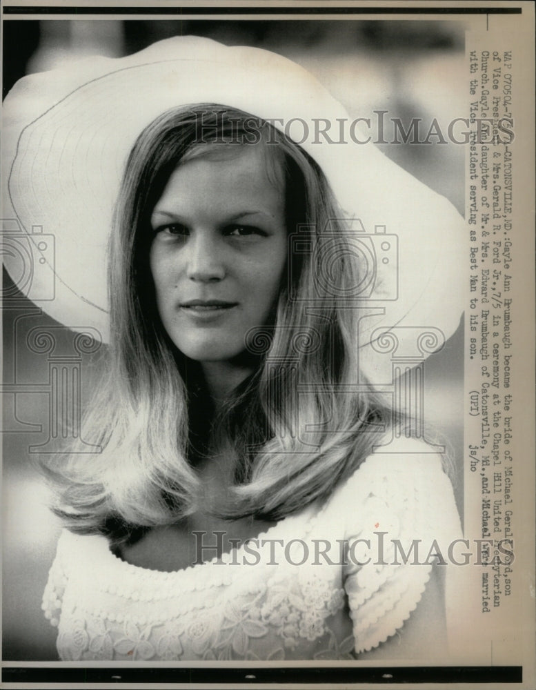 1974, Gayle Ann Brumbaugh Bride - RRU53737 - Historic Images