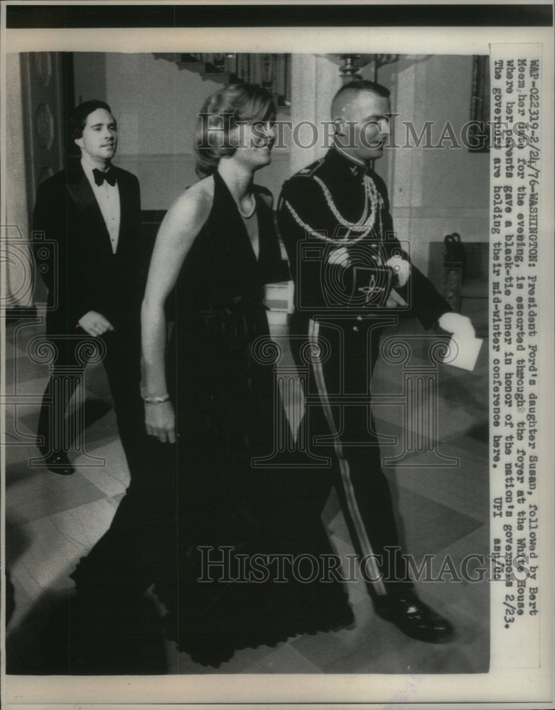 1976 Press Photo Susan Ford and Bert Meem - RRU53751 - Historic Images