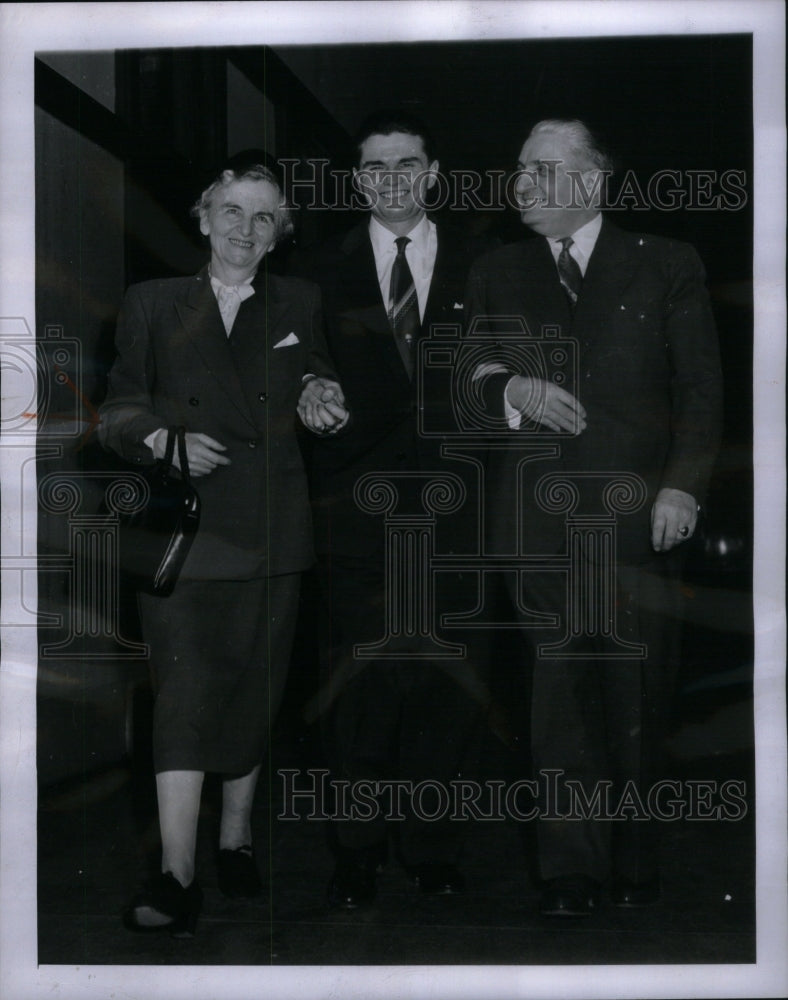 1955 Press Photo JOHN H. NOBLE CHARLES HILDEGARADE - Historic Images