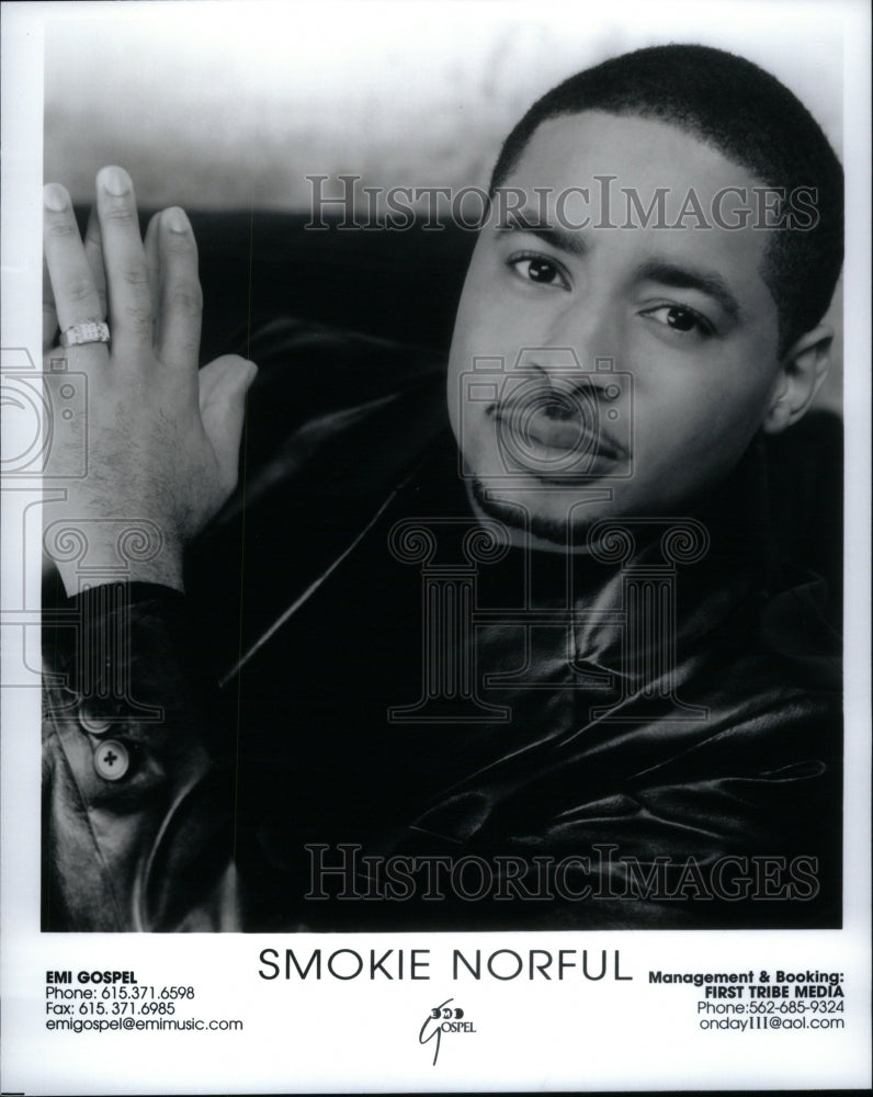 2002 Press Photo Rev Smokie Norful Jr American Singer - Historic Images