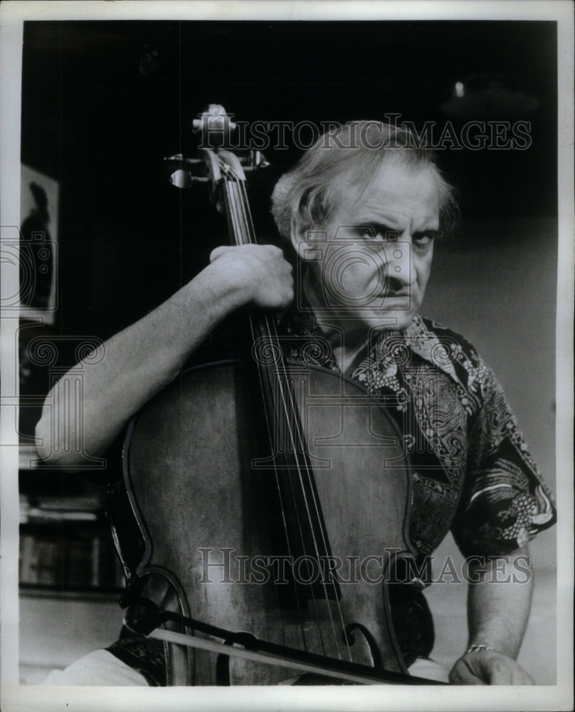 1966 Hans Conreid Actor Absence Cello Play - Historic Images