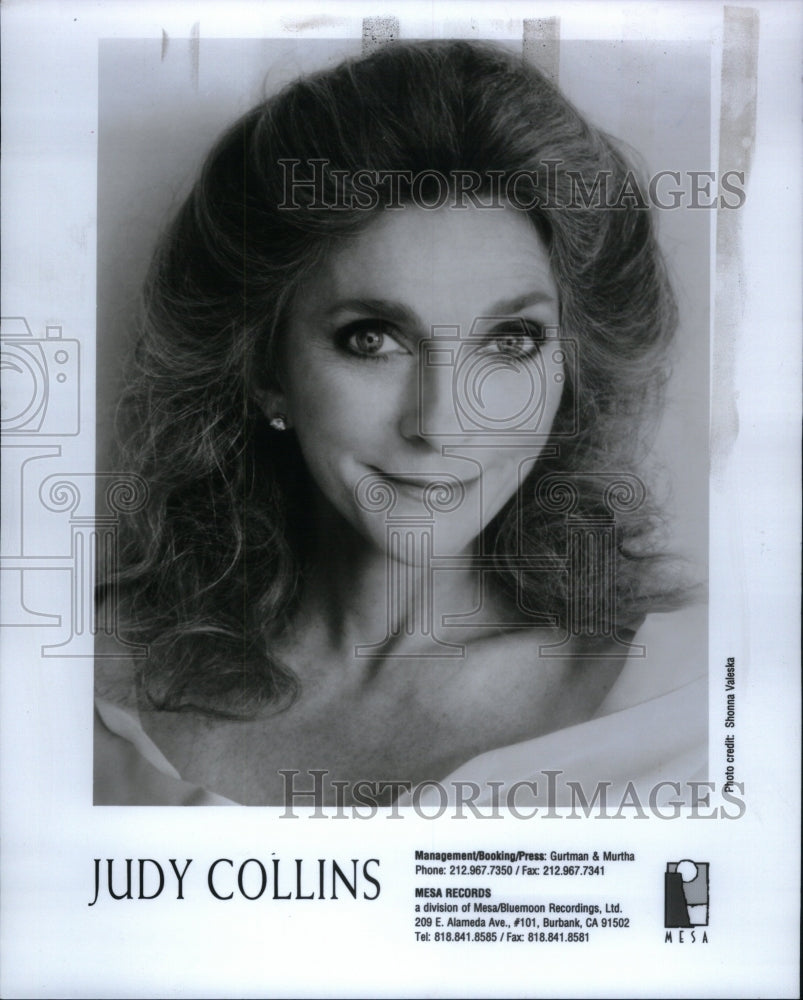 1996, Judy Collins American singer Musician - RRU54321 - Historic Images