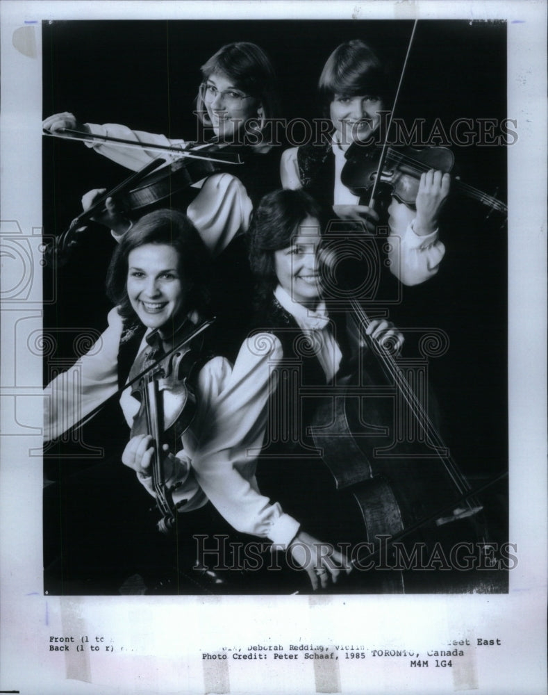 1987 Press Photo Colorado string Quartet Musical Band - Historic Images