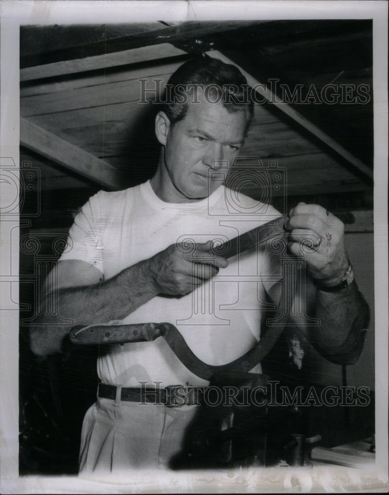 1962 Handy Man TV Actor Bill Williams Home - Historic Images