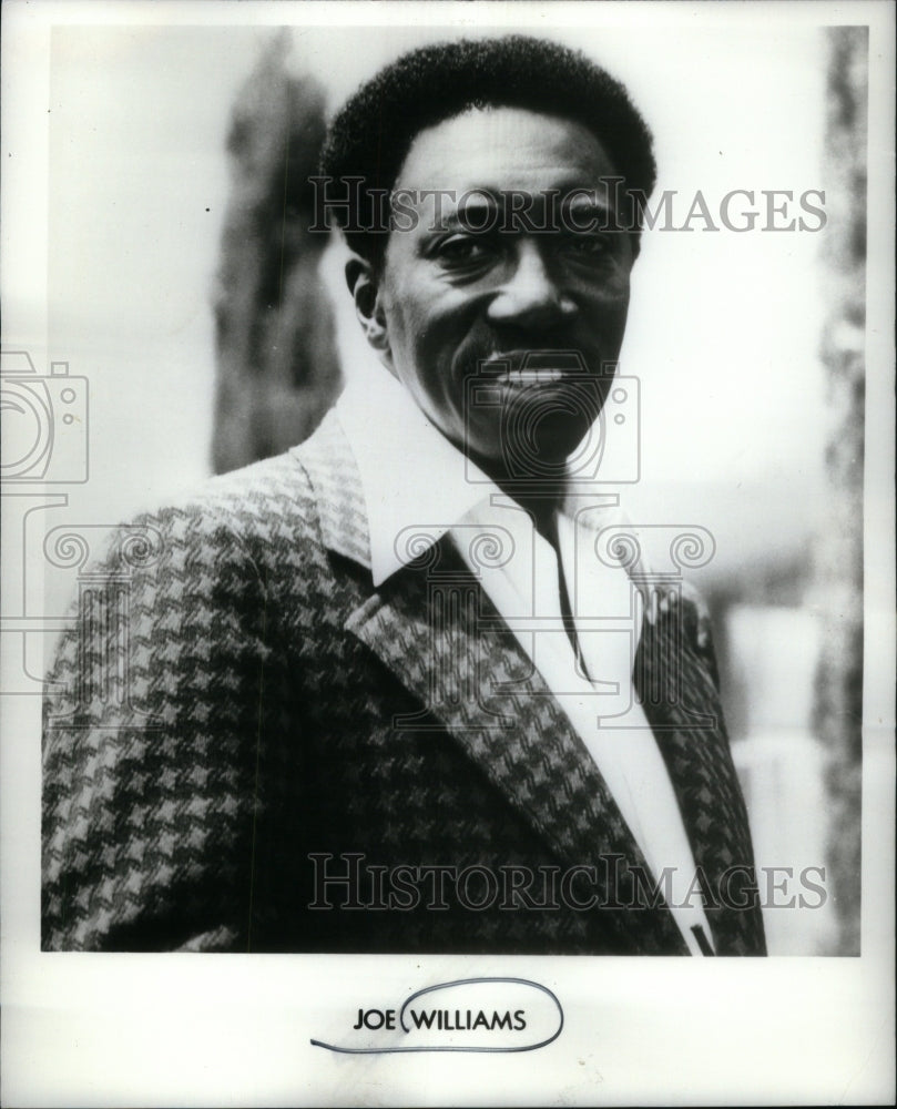 1974 Copy Press Photo Joe Williams Musician - Historic Images