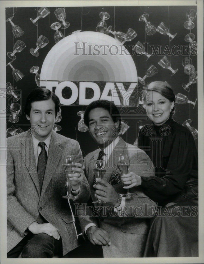 1981, Chris Wallace Bryant Gumbel Jane NBC - RRU54817 - Historic Images