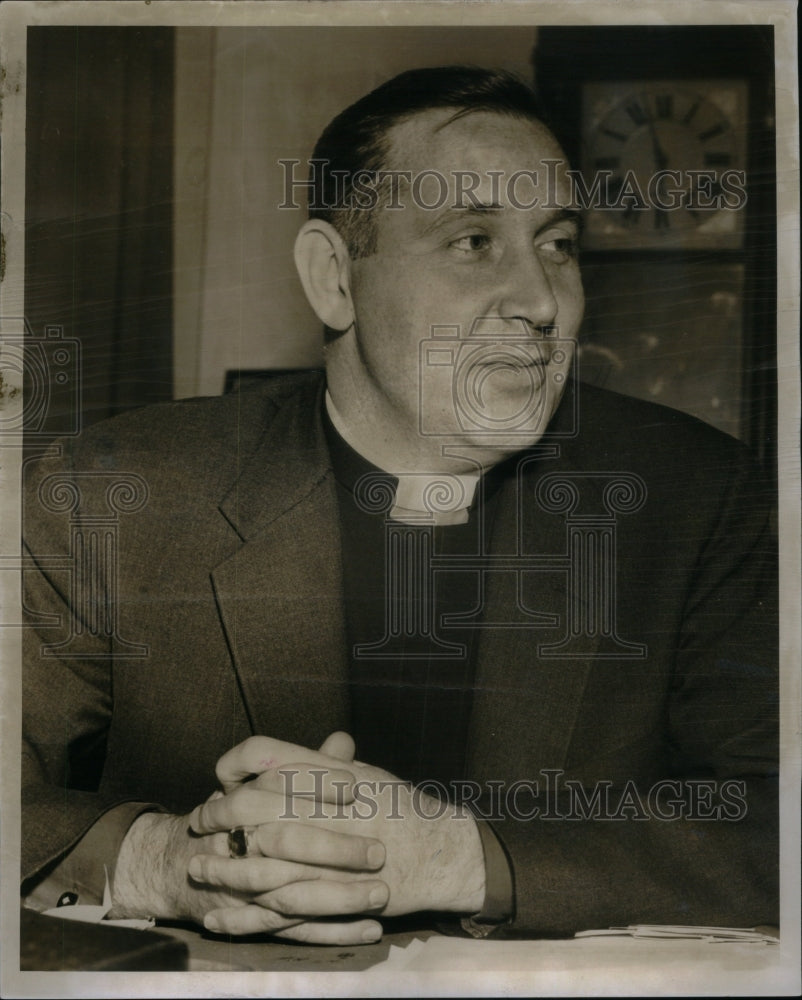 1959 Press Photo Rt Rev David Richards Episcopal Bishop - Historic Images