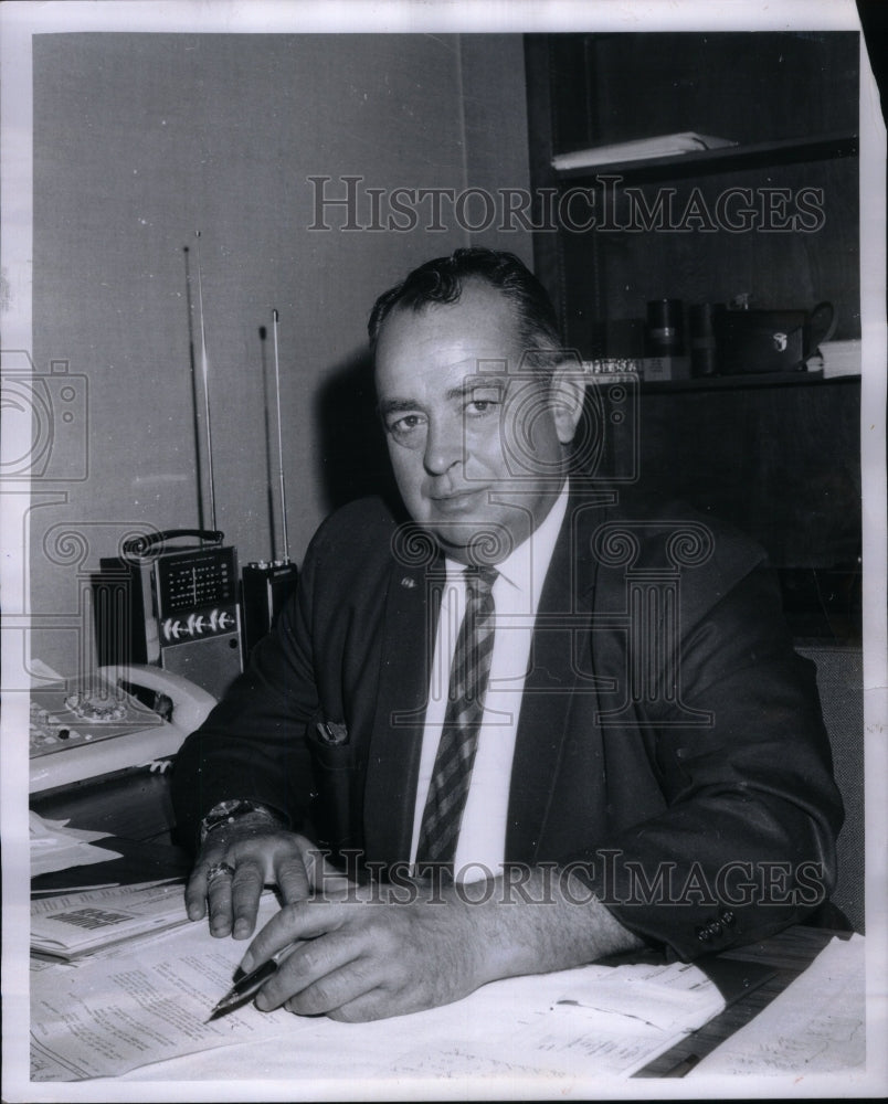 1969 Robert Richardson Police chief Madison - Historic Images