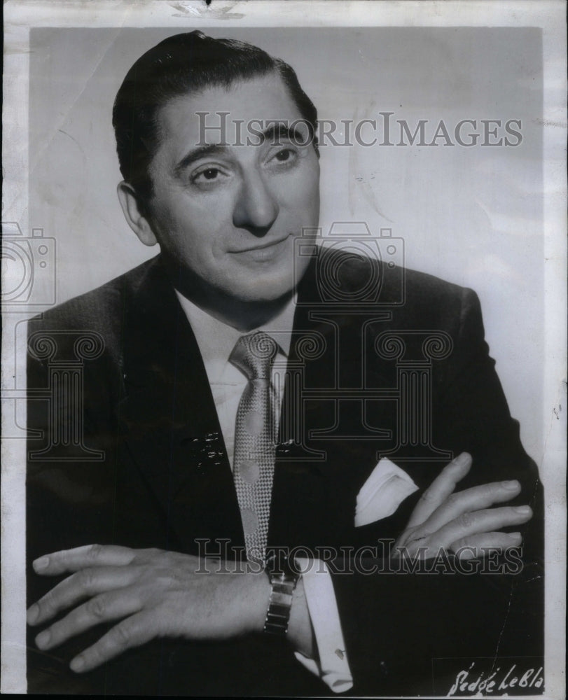 1959, Jan Peerce American Operatic Tenor - RRU55545 - Historic Images