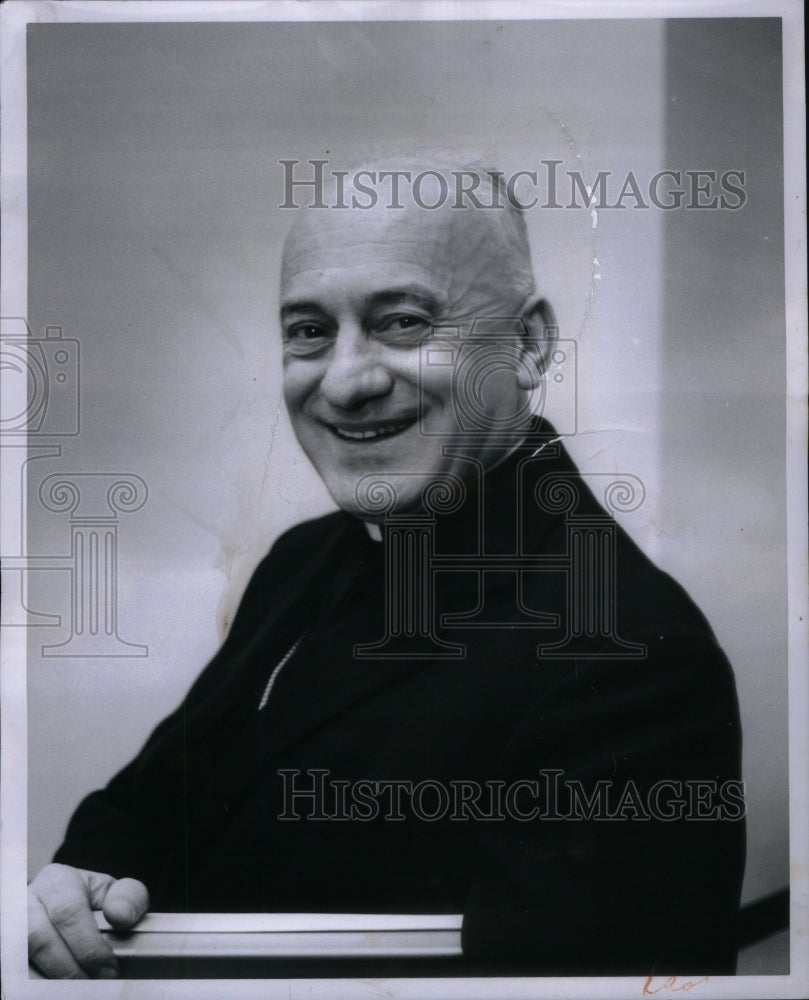 1970 Press Photo ARCHBISHOP SERGIO PIGNEDOLI CATHOLIC - Historic Images