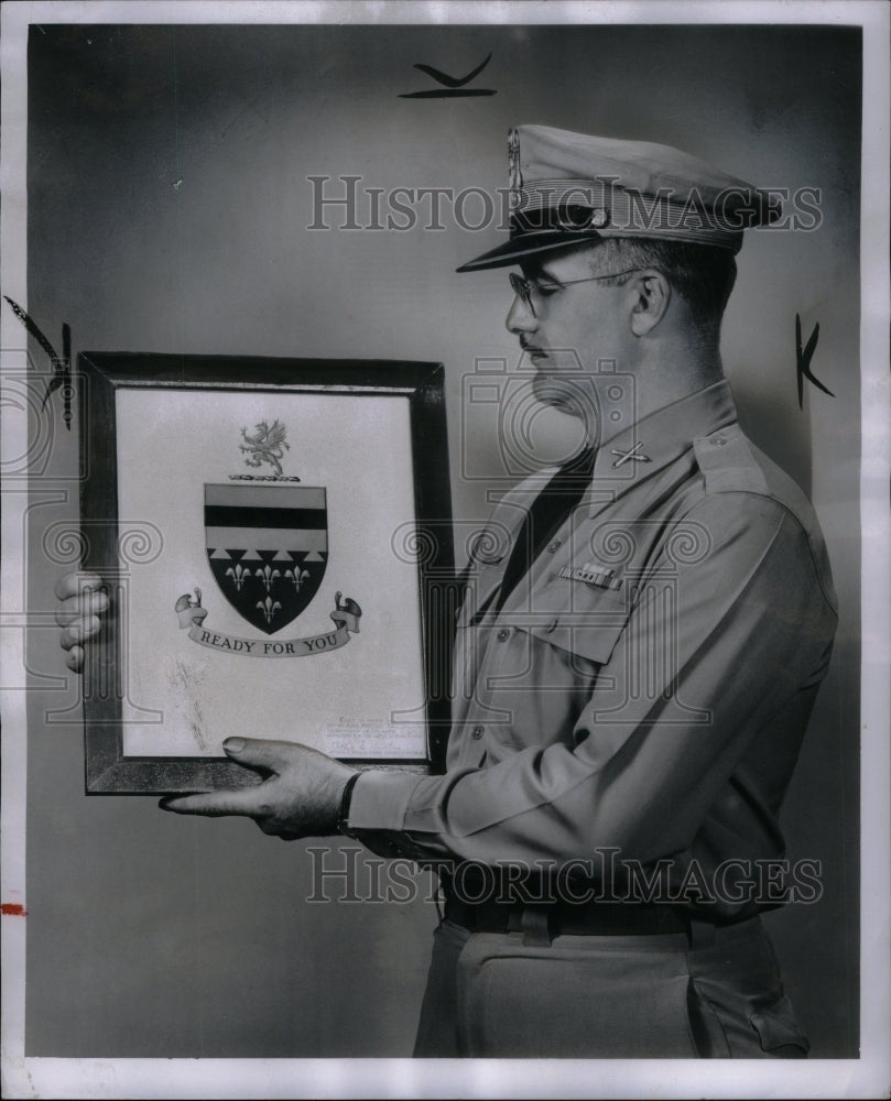 1952 Press Photo Army Decorations Major John Royle - RRU55965 - Historic Images