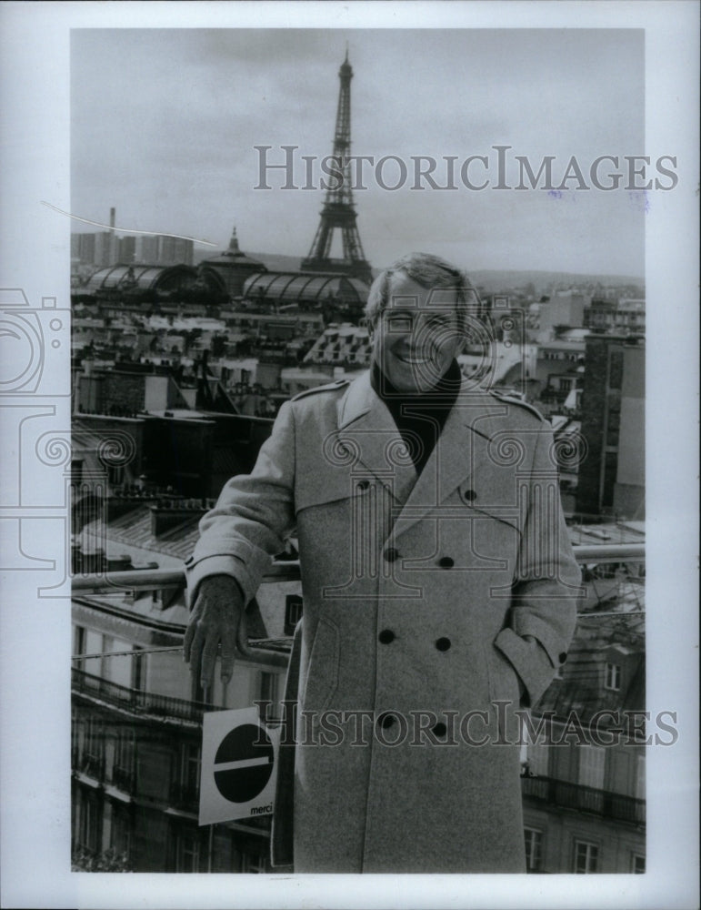 1982 Press Photo Singer Perry Como Christmas In Paris - Historic Images