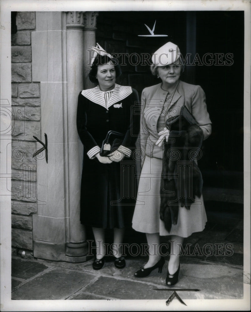 1941 Press Photo Mrs Alfred J Fisher Mrs Frederick Ward - RRU56235 - Historic Images