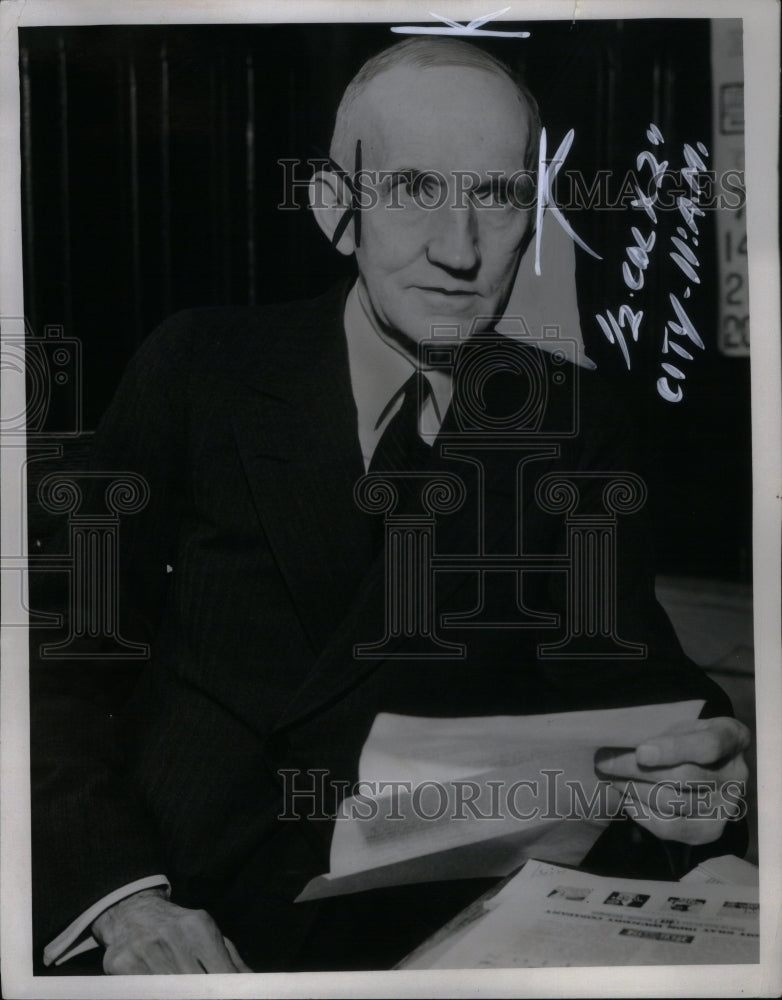 1937 Detroit Councilman John C. Lodge - Historic Images