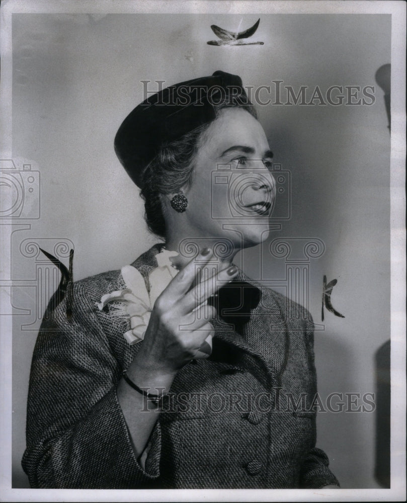 1956, UN Delegate Mrs Oswald Lord - RRU56711 - Historic Images