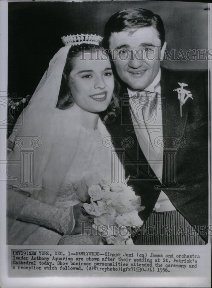 1956 Joni James Anthony Aquaviva Wedding - Historic Images