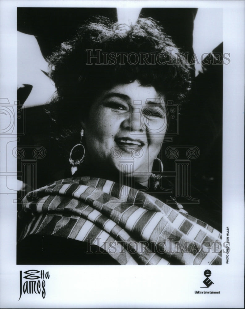 1993 Press Photo Signer Etta James Publicity Elektra - Historic Images