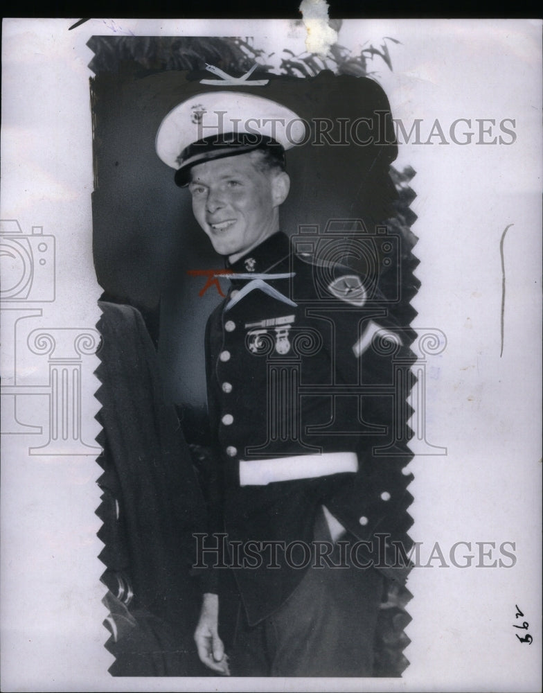 1966 Marine Ted Forest In Uniform - Historic Images