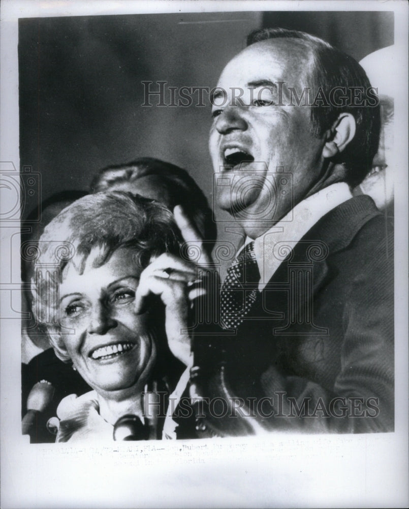 1972 Press Photo Hubert Humphrey Presidential Nominee - RRU57043 - Historic Images