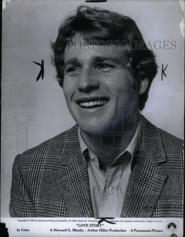 1973 Ryan O'Neal Actor Love Story - Historic Images