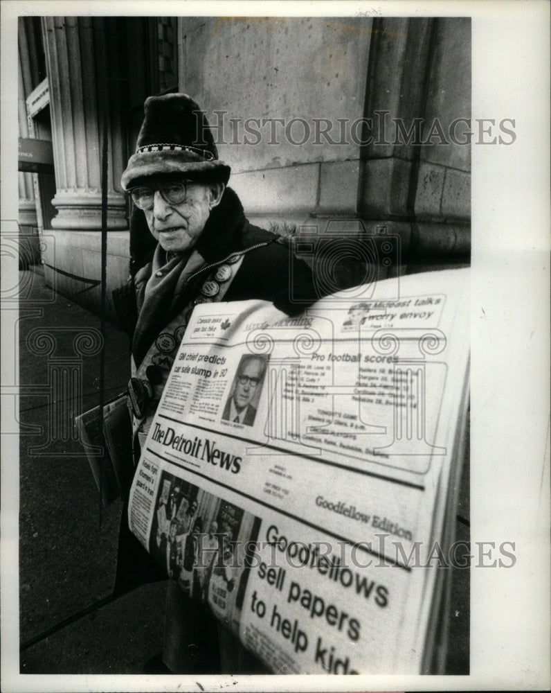 1979 Detroit Newsboy Henry Behrenit - Historic Images