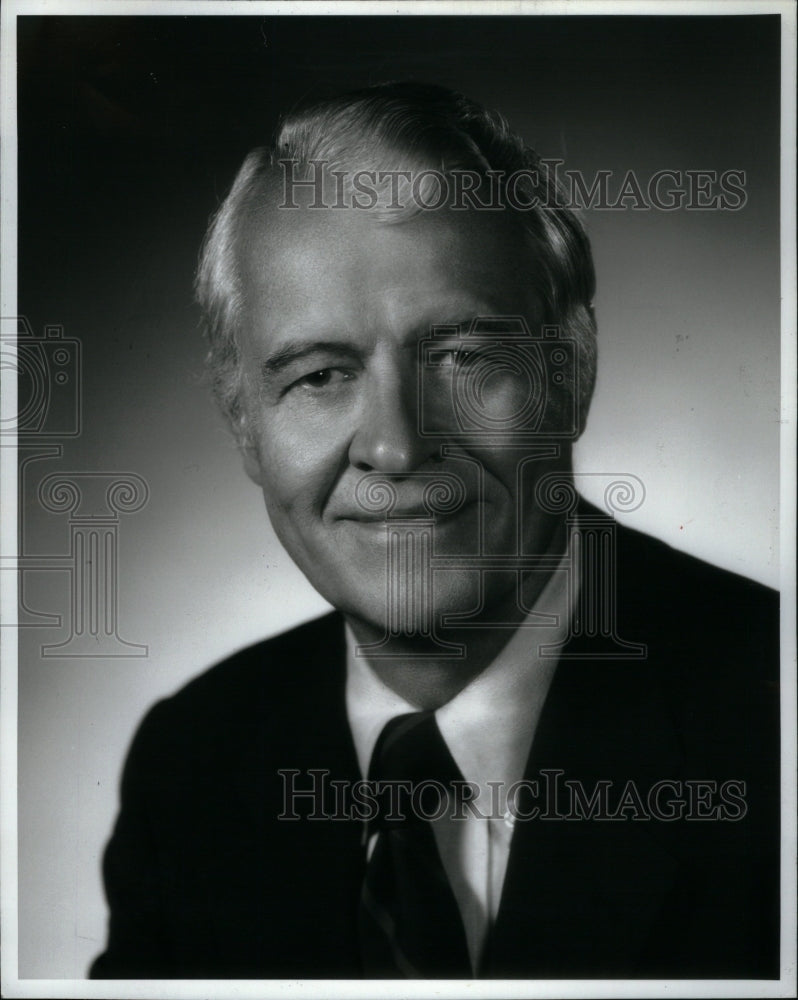 1981 Press Photo Indiana Govornor Robert D Orr - Historic Images