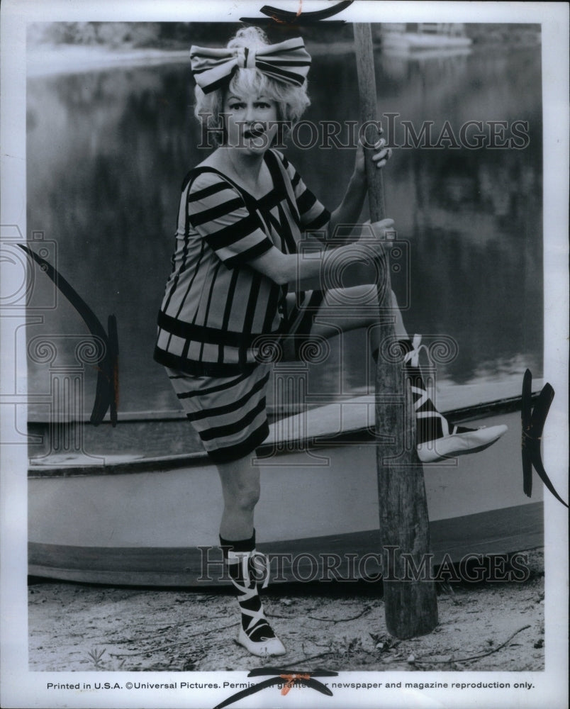 1967, Entertainer Phyllis Diller With Boat - RRU57409 - Historic Images