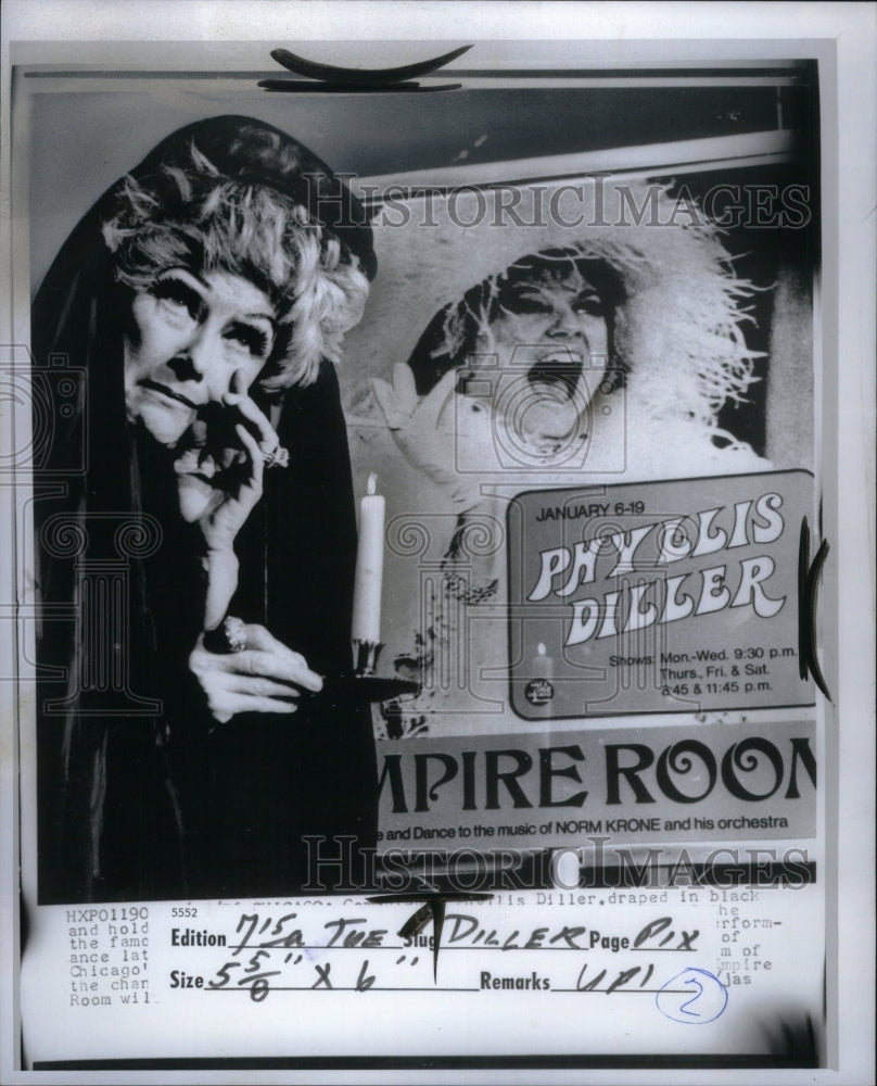 1976, Phyllis Diller - RRU57411 - Historic Images