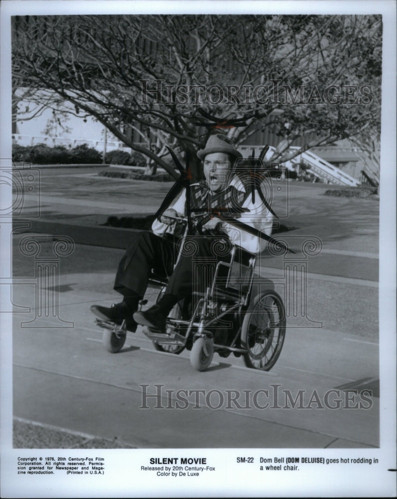 1976 Press Photo Comedian Dom Deluise in &quot;Silent Movie&quot; - RRU57529 - Historic Images