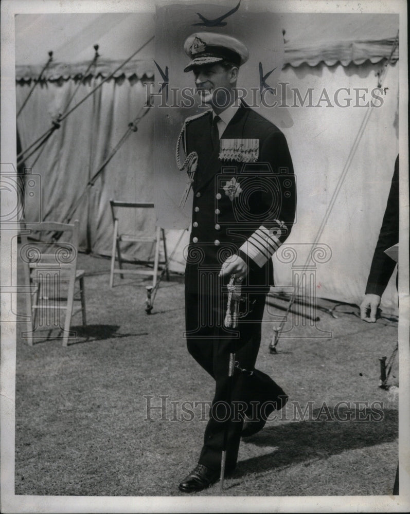 1954, Philip Duke of Edinburgh Pangbourne - RRU57559 - Historic Images