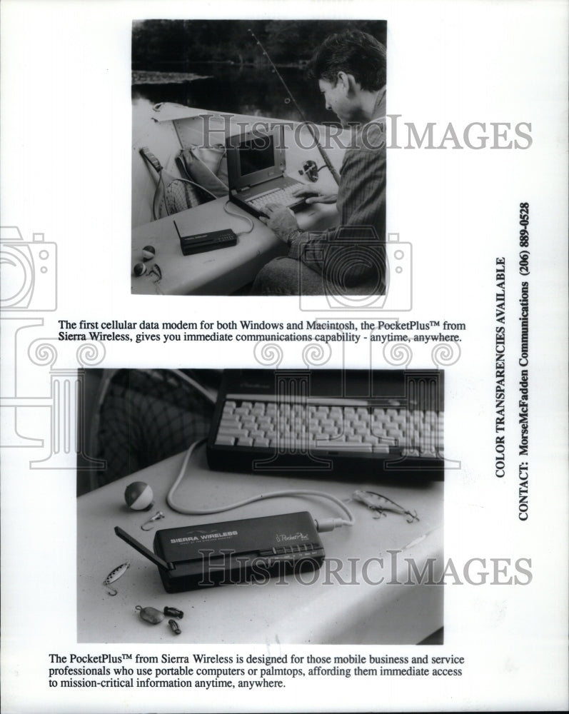 1994 Press Photo PocketPlus Modem Sierra Wireless - Historic Images