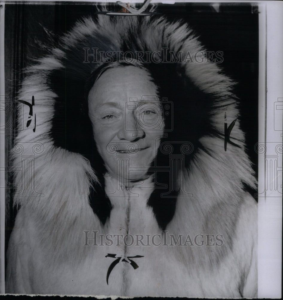 1956 Fur Trimmed Parka Justice Douglas - Historic Images