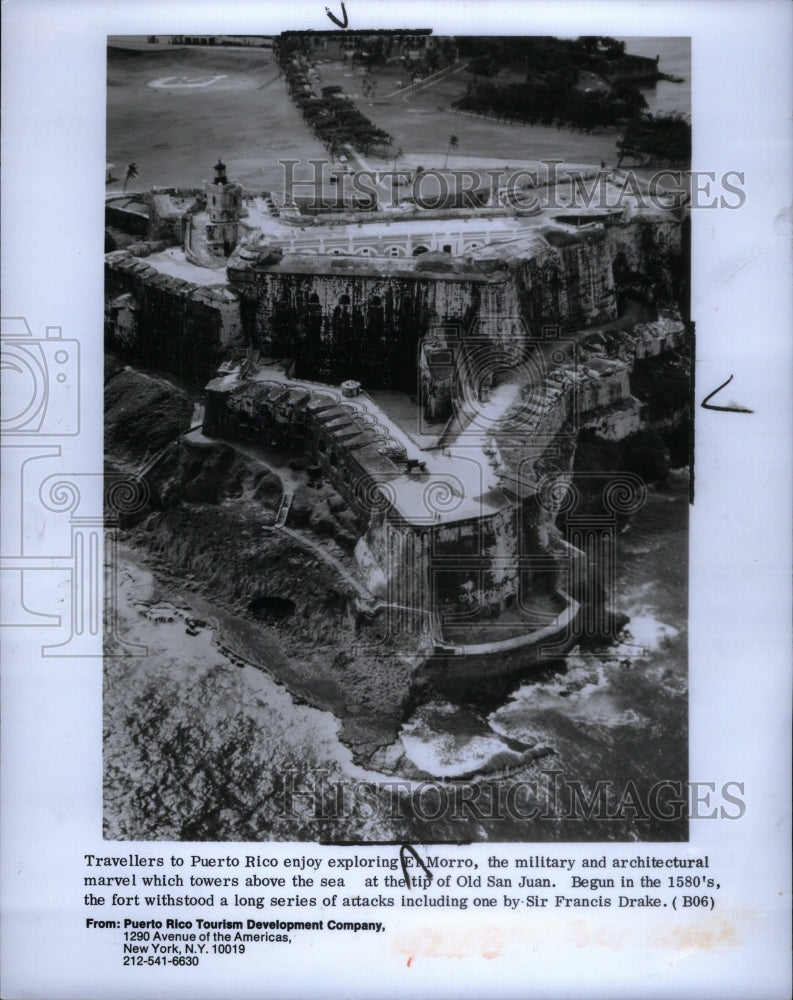 1978 Press Photo El Morro Fort Puerto Rico San Juan - Historic Images