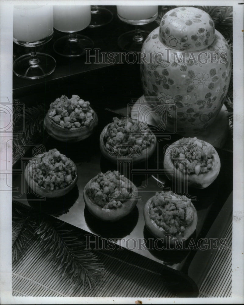 1980 Press Photo mushrooms meatless meals - Historic Images