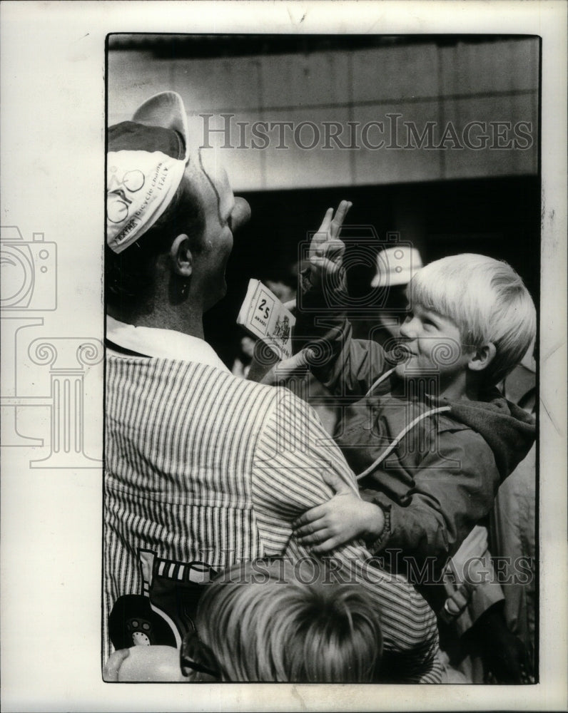 1980 Firemen&#39;s Field Day/Detroit/Children - Historic Images