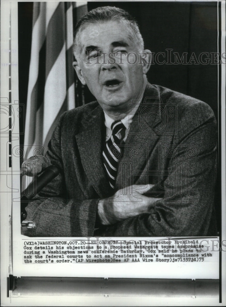 1973, U.S. Lawyer Politician Archibald Cox - RRU59373 - Historic Images