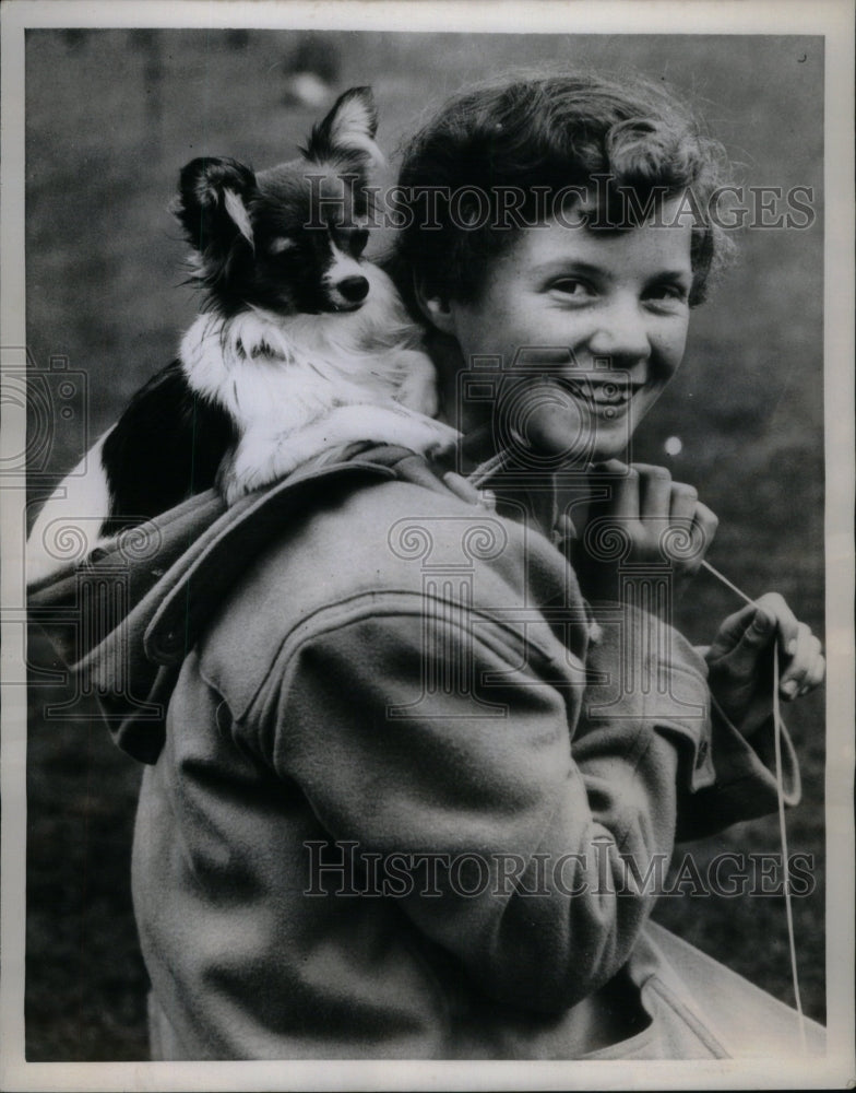 1957 Rosalie Foreman Puppy Coat Angel-Historic Images