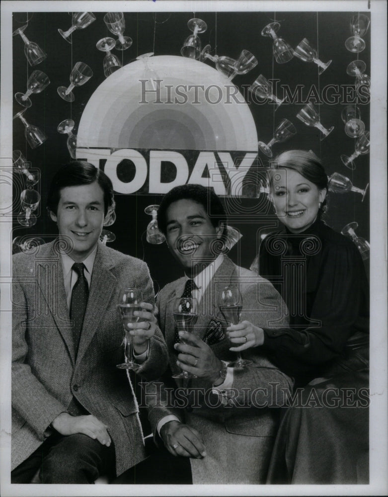 1981 Press Photo NBC news host Today - Historic Images