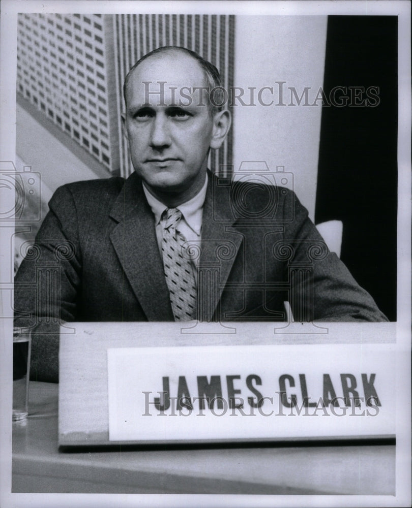 1957, James Clark TV Host - RRU60433 - Historic Images