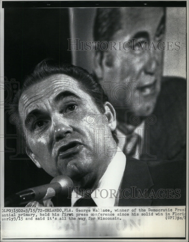 1972, George Wallace Democratic Presidential - RRU60535 - Historic Images