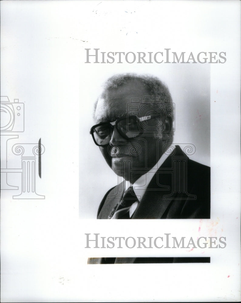 1987, Horace Sheffield Detroit Civic leader - RRU60689 - Historic Images