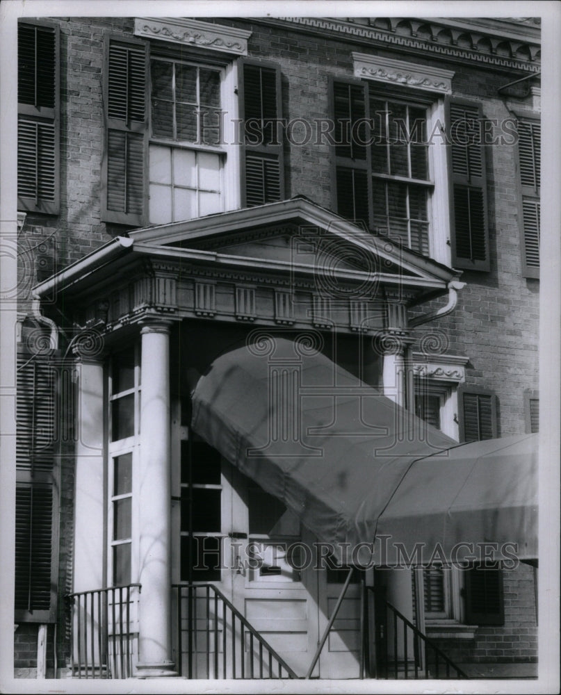 1957 Press Photo GREEK REVIVAL HOUSE E. JEFFERSON - RRU60741 - Historic Images