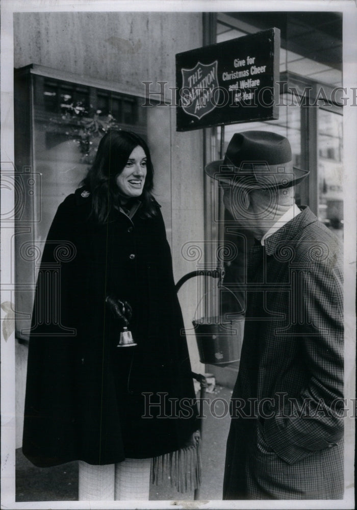 1972, Charlotte Slater salvation Army Bell - RRU60993 - Historic Images