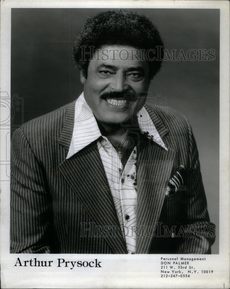 1989, Arthur Prysock Entertainer Singer - RRU61327 - Historic Images