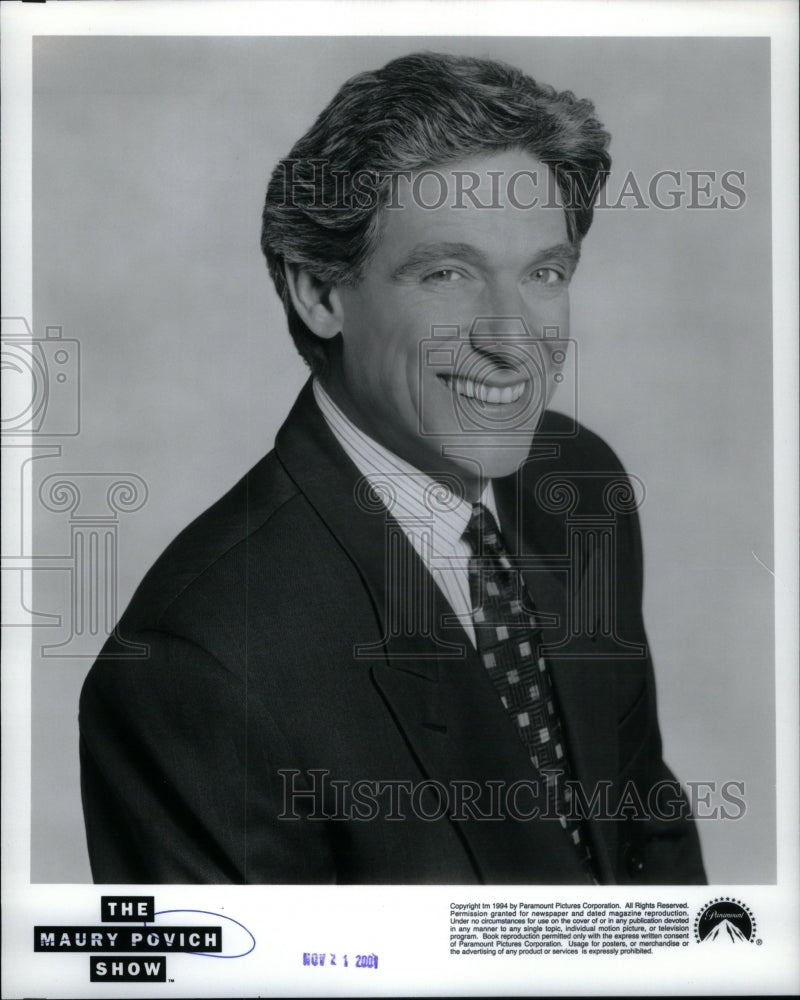 2001, Maury Povich merican TV talk show host - RRU61449 - Historic Images