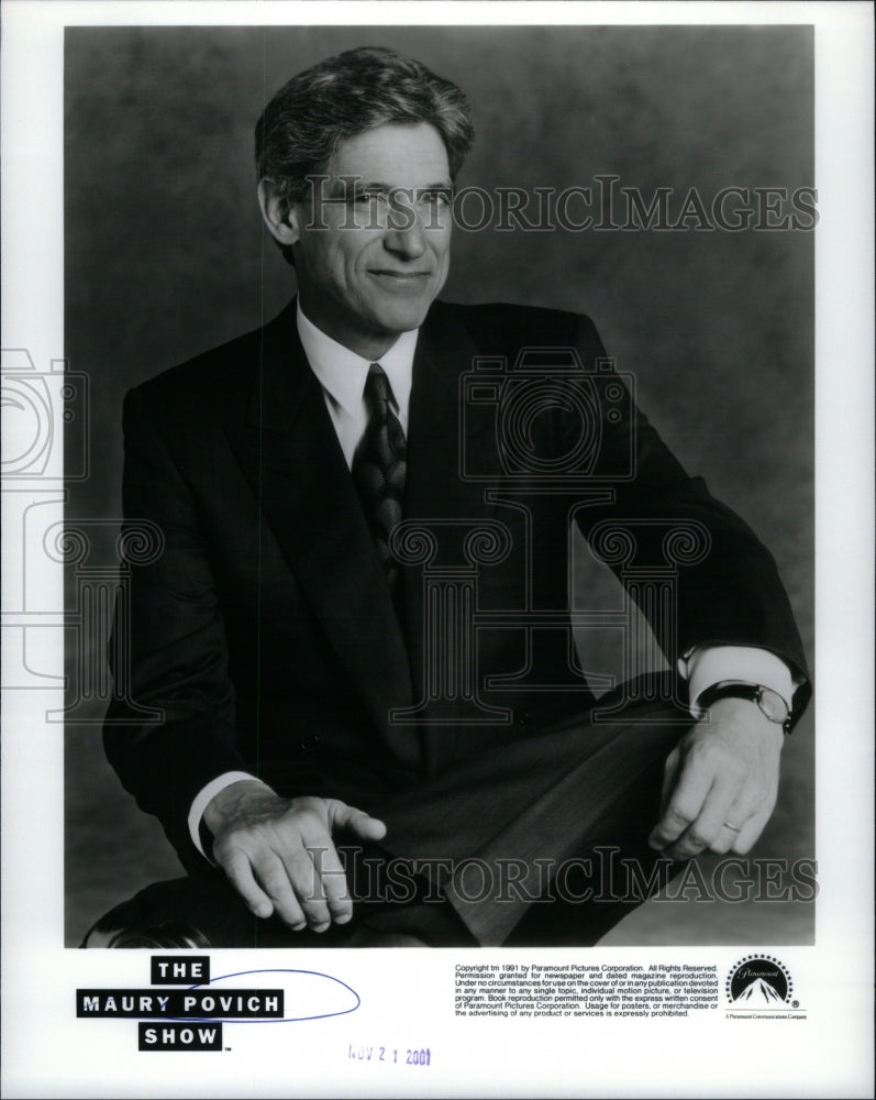 2001 Maury Povich American TV Show Maury - Historic Images