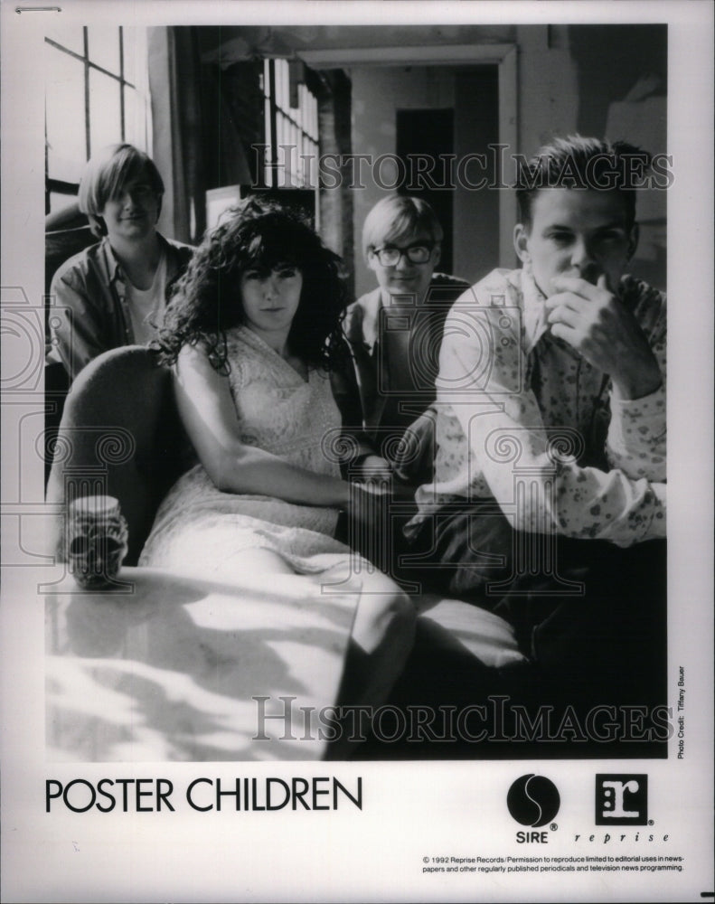 1993, Poster Children indie rock band sire - RRU61499 - Historic Images